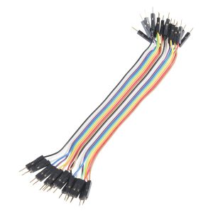 Male to Male Jumper Wires 20cm (Pack of 20) PRO54 - Faranux Electronics