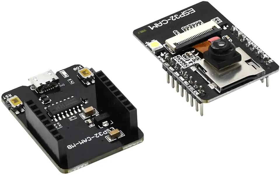ESP32 CAM Development Board ESP32-CAM 8MP OV2640 Camera Module, WiFi  Bluetooth Module ESP32-CAM-MB Micro USB to Serial Port CH340G with TF Card  Slot