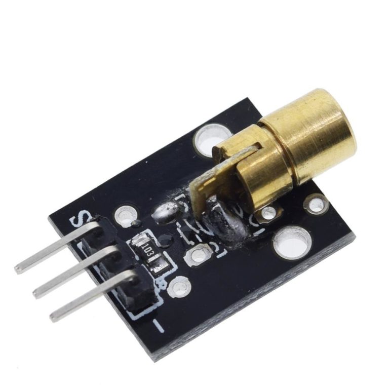 KY-008 Laser Transmitter 5mW 650nm Red Dot Laser Diode Module for ...