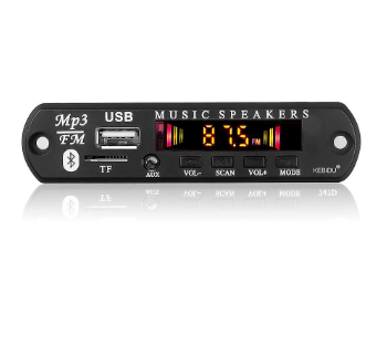 12V Auto Radio mit Bluetooth 5.0 Freisprecheinrichtung USB AUX TF