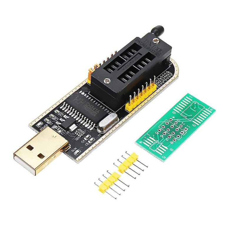 CH341A CH341 24 25 Series EEPROM Flash BIOS USB Programmer with ...